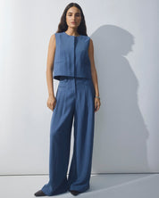 MSCH Frode Waistcoat | Vintage Indigo