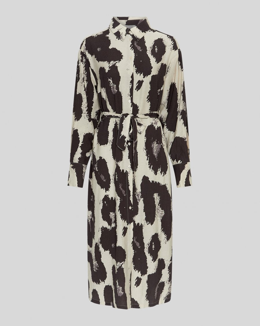 MSCH Karalie Jusia Shirt Dress | Licorice Leo