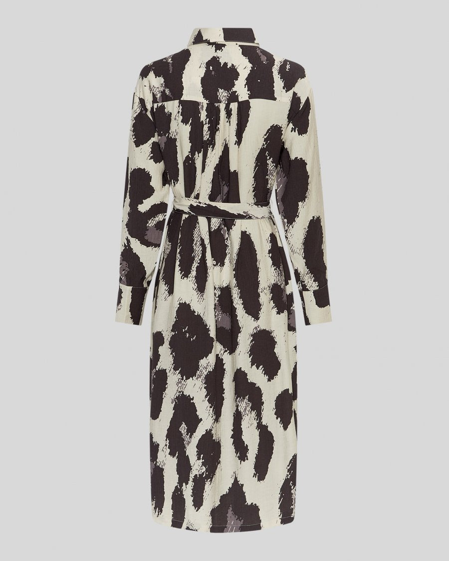 MSCH Karalie Jusia Shirt Dress | Licorice Leo