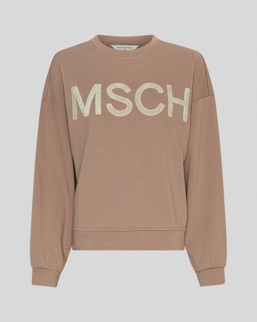 MSCH Mela Briena MSCH Sweatshirt | Mountain Oatmeal