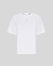 MSCH Theana Organic Icon Logo Tee | White Black