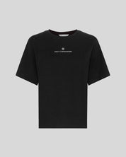 MSCH Theana Organic Icon Logo Tee | Black White