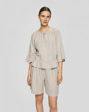 MSCH Viana Ginia High Waist Shorts | Sand Melange