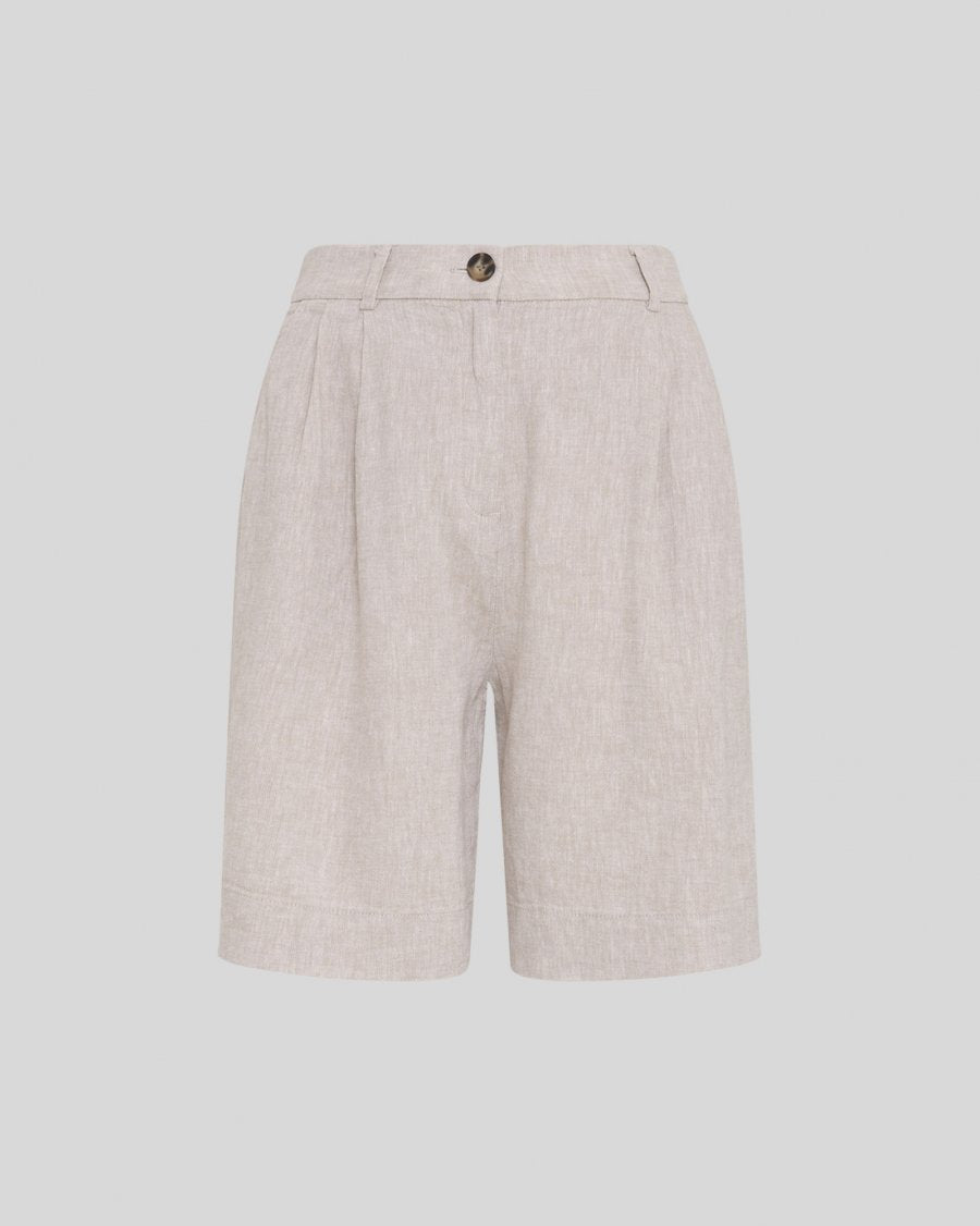 MSCH Viana Ginia High Waist Shorts | Sand Melange