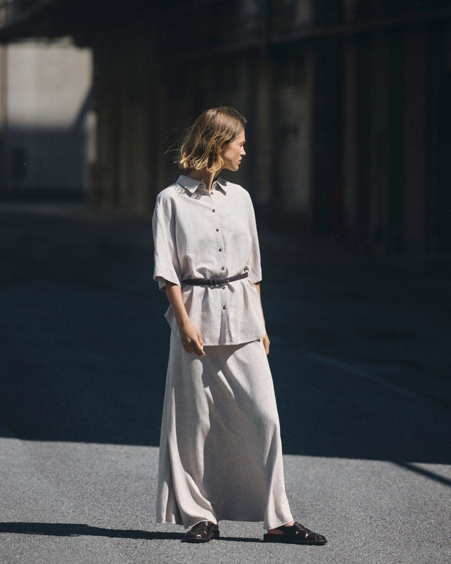 MSCH Viana Ginia Skirt | Sand Melange