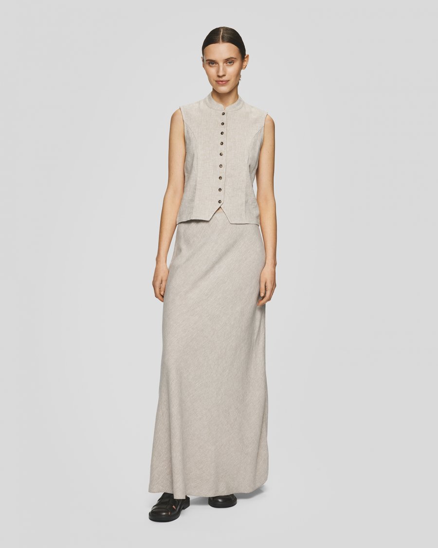 MSCH Viana Ginia Skirt | Sand Melange