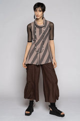 Dogstar Celi Top | Taupe Stripe