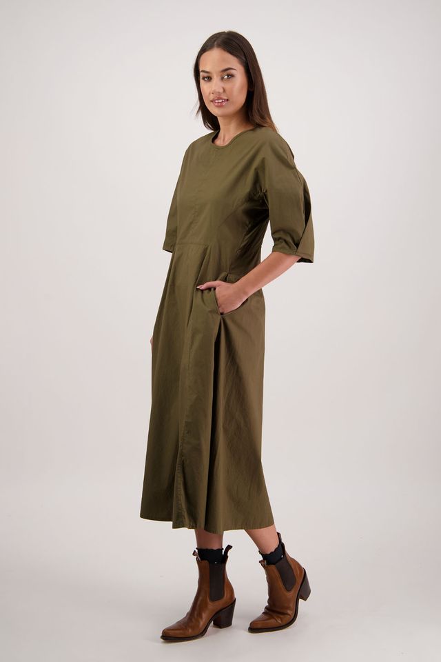 Briarwood River Dress | Khaki