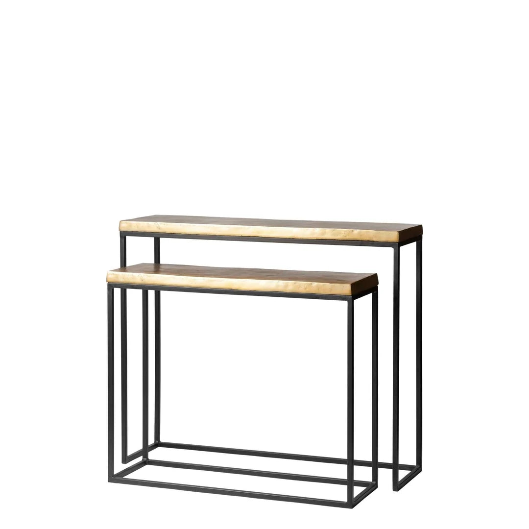 Le Monde Naples Console | Aluminum Iron