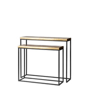 Le Monde Naples Console | Aluminum Iron