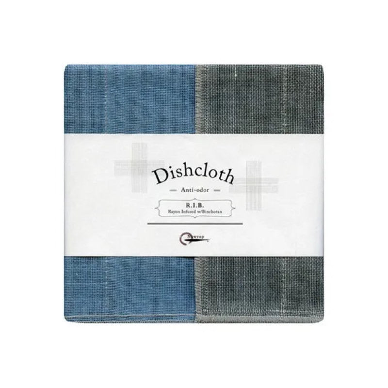 Nawrap Rib Dishcloth | Aqua