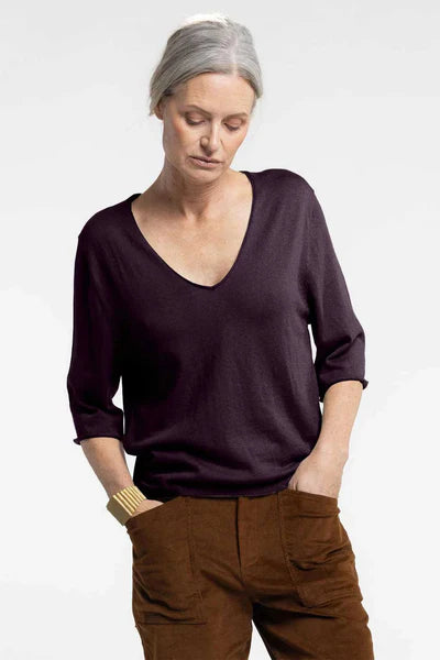 New Lands Sammie Tee | Mulberry