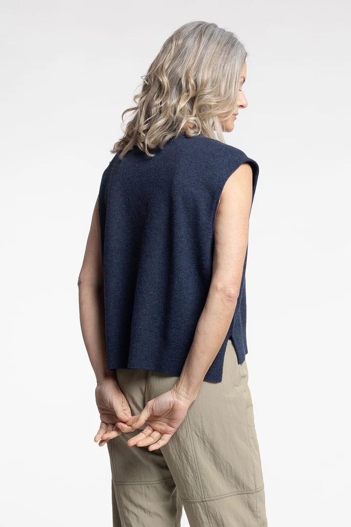 New Lands Vinnie Vest | Indigo