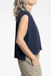 New Lands Vinnie Vest | Indigo