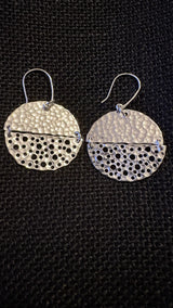 Pacific Fusion Earrings | Full Moon Silver