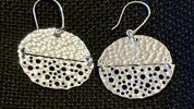 Pacific Fusion Earrings | Full Moon Silver