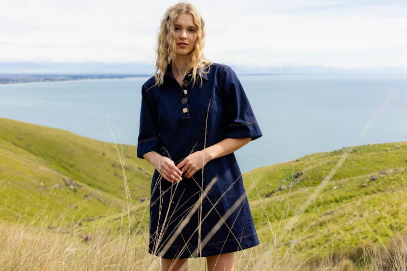 Neris Ora Dress | Indigo