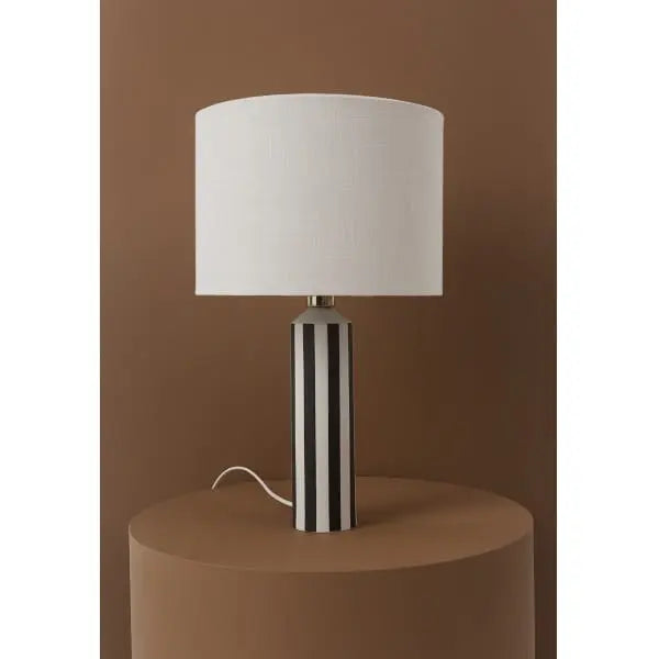 OYOY  Toppu Ceramic Lamp Black-White
