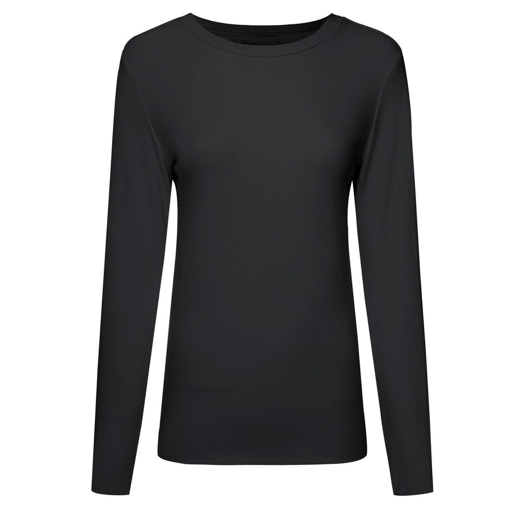 Moke Lina Womens Long Sleeve Knit | Black