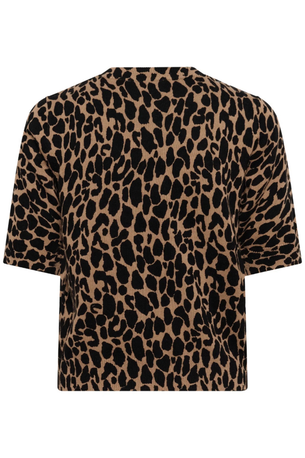 St Tropez Paloma Pullover | Tiger Eye Spotty Leopard