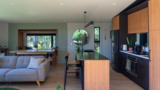 Ned Collections Circular Mirror | Black