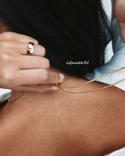 Edblad Wildflower Necklace | Gold Pink