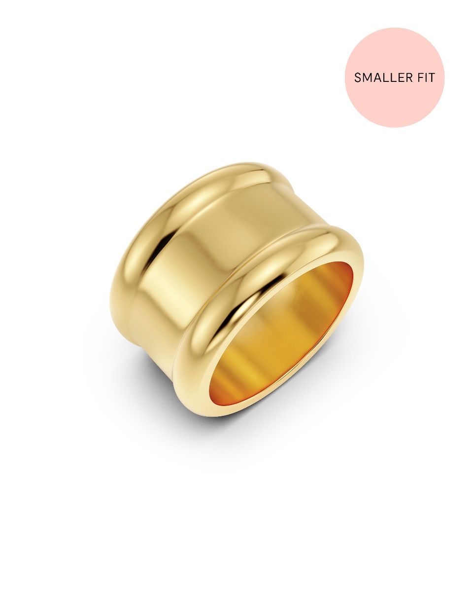 Edblad Frame Enamel Ring | Gold