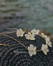 Edblad Wildflower Necklace | Gold White