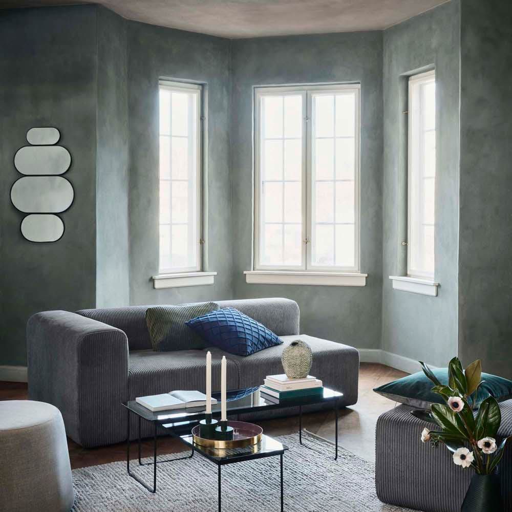 Broste Copenhagen Pelle Mirror | Black