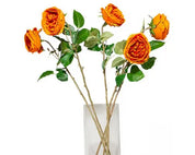 RML Artificial Peony Rose Orange