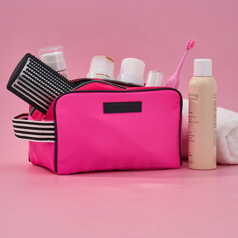 HYPE Double Zip Toiletry Bag | Pink