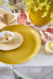 Crave Tray Enamelled Ocher 40cm