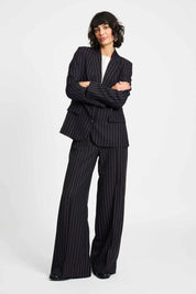 Pom Amsterdam Striped Blazer | Noir Striped