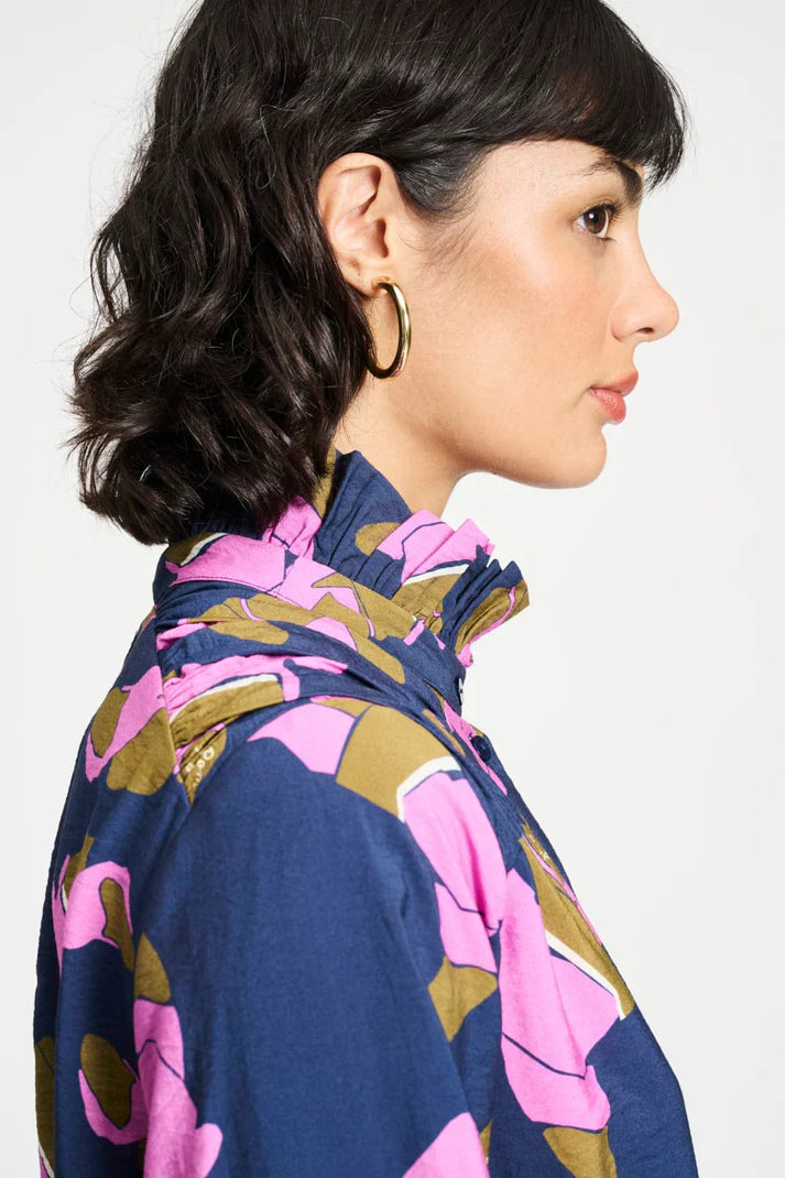 Pom Amsterdam Les Croissants Blouse | Pink