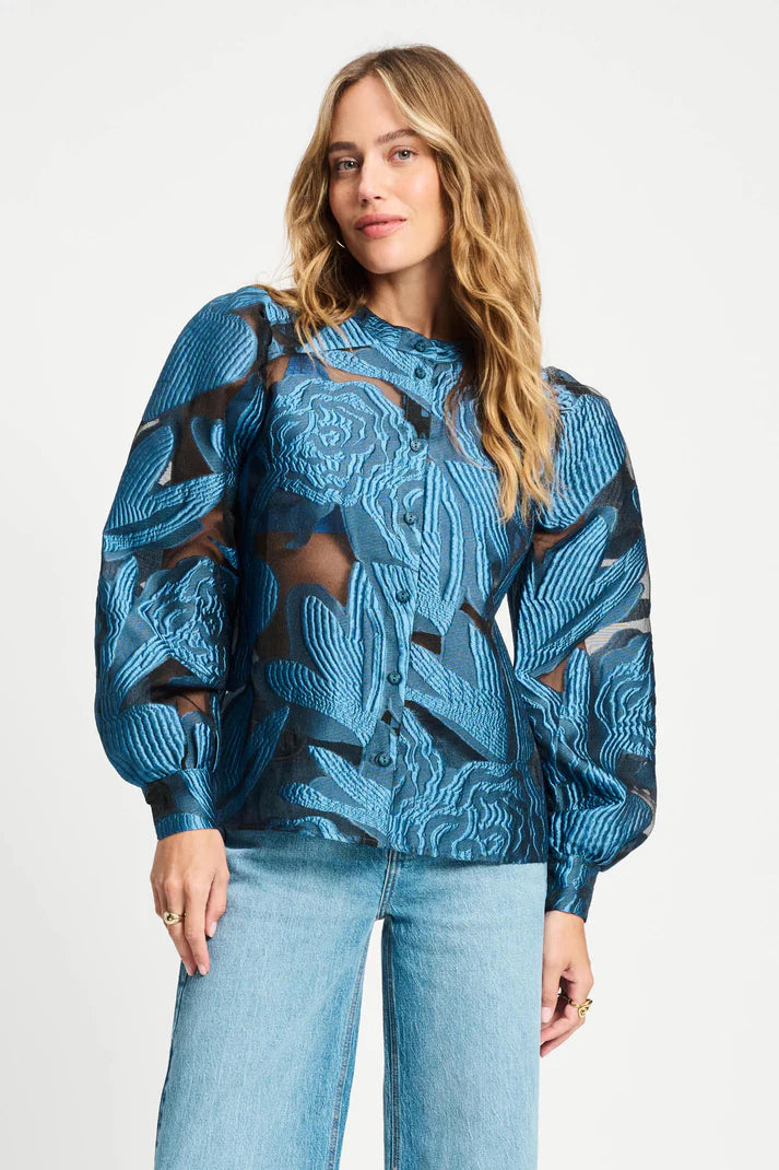 Pom Amsterdam Organza Dashing Nights | Blue