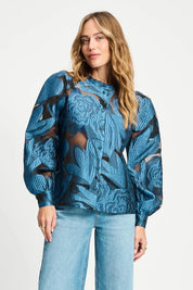 Pom Amsterdam Organza Dashing Nights | Blue