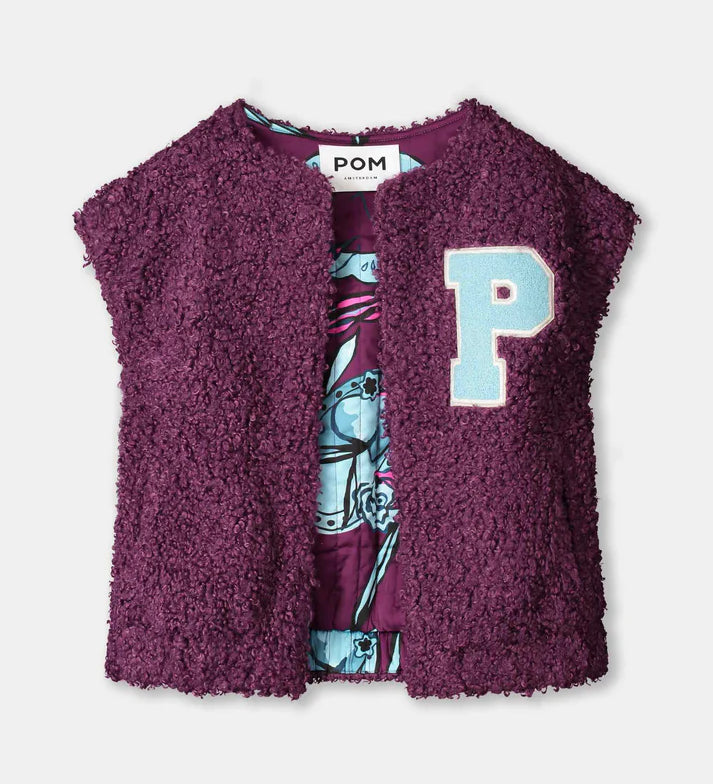 pom-amsterdam-gilets-gilet-teddy-baseball-plum-1191847853.webp