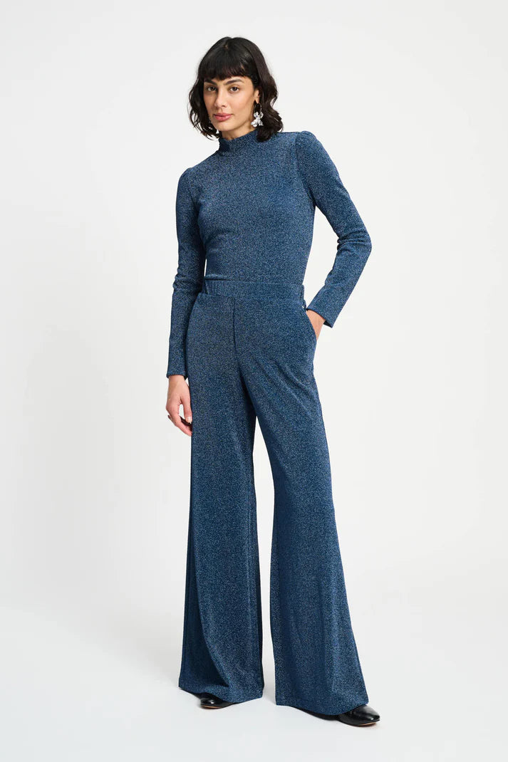 Pom Amsterdam Glitter Dawn Pants | Dawn Blue