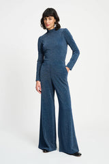 Pom Amsterdam Glitter Dawn Pants | Dawn Blue