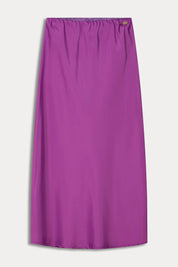 Pom Satin Skirt | Cactus Pink