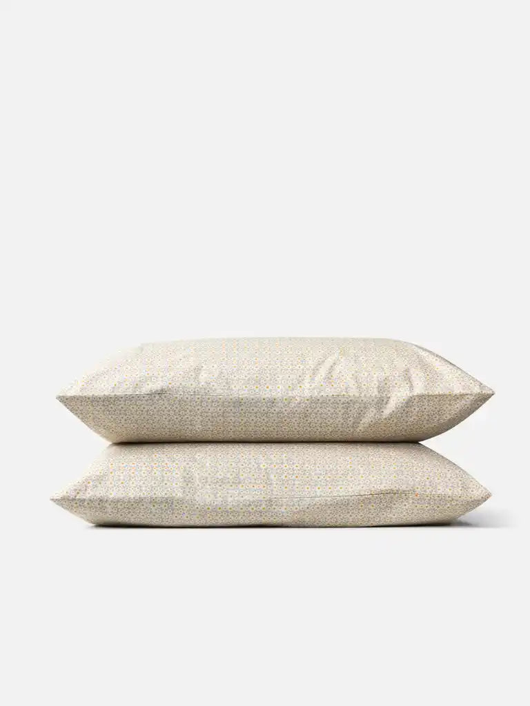 Citta Porto Organic Cotton Pillowcase Pair | Cloud Pumpkin