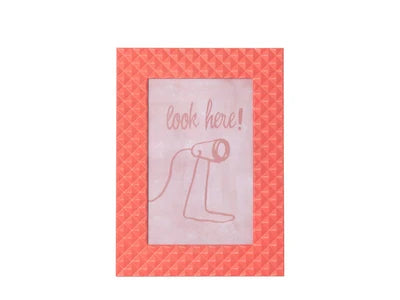 Relief Photo Frame | Medium Orange