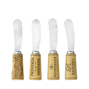 Twine Cork Handled Cheese Spreader | Set Of 4
