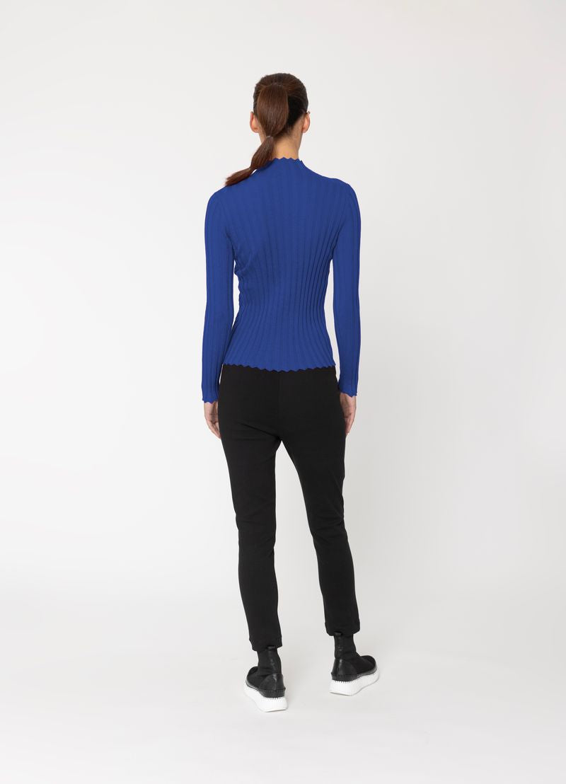 Two By Two Derby Top | Cobalt