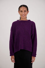 Briarwood Feather Jumper | Purple