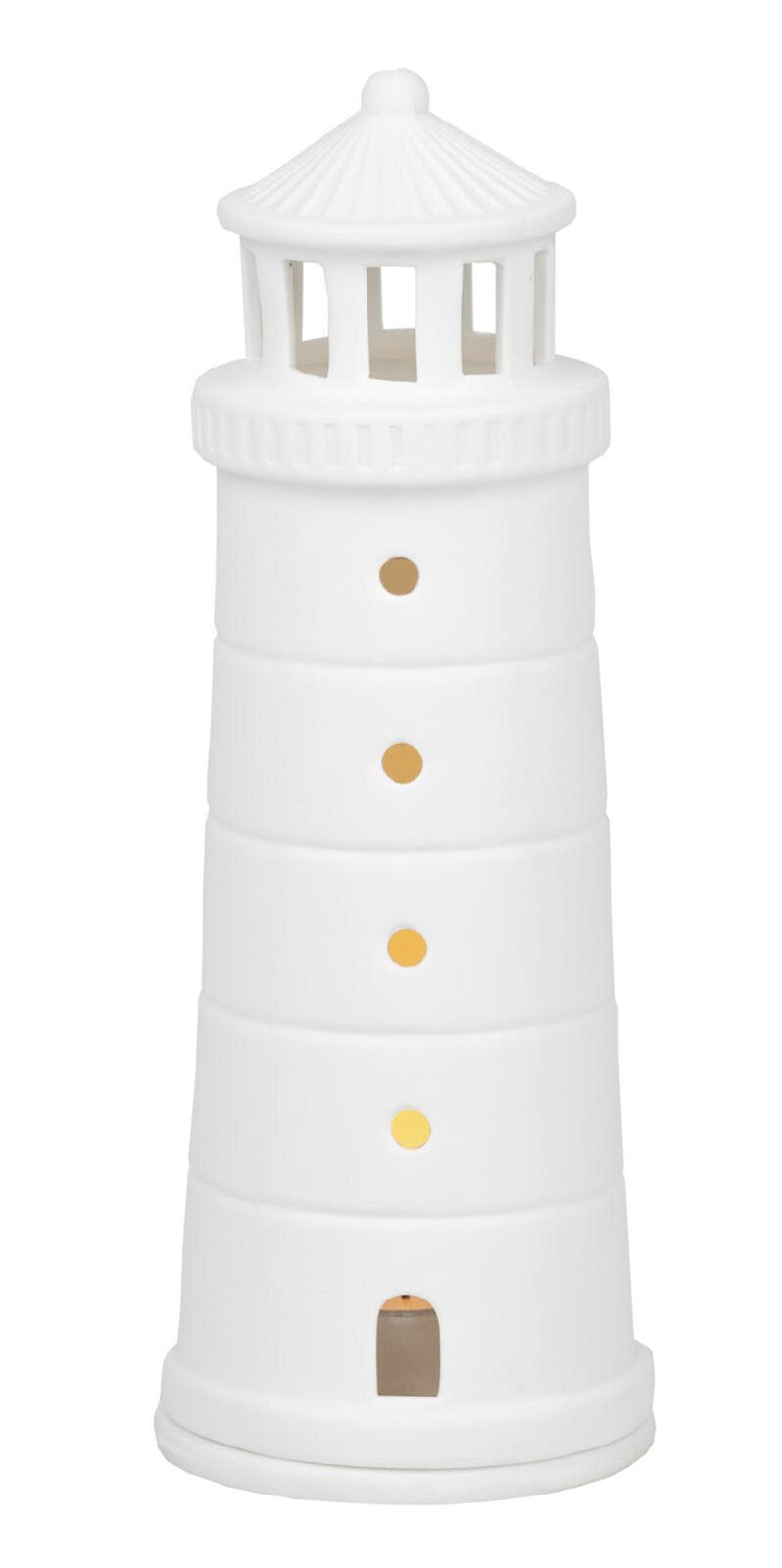 Rader Porcelain Tealight Lighthouse | White