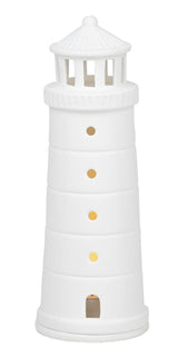 Rader Porcelain Tealight Lighthouse | White