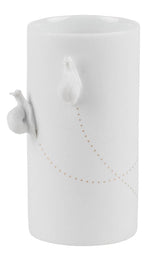 Rader Design Porcelain Snail Vase | White