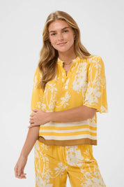 Saint Tropez Rasheda Blouse | Apricot Flower