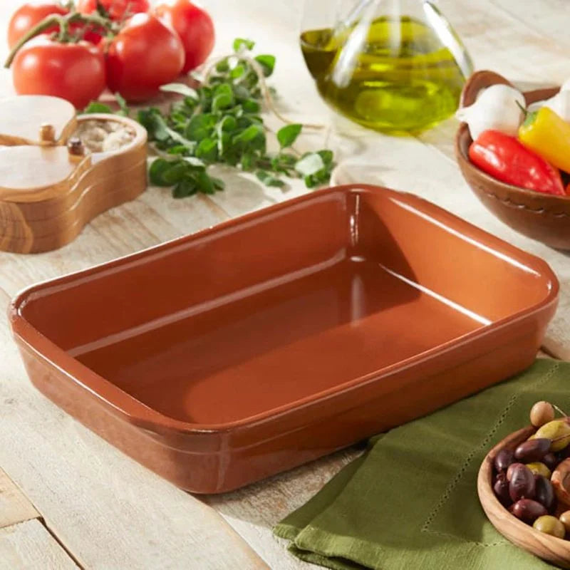 Regas Spanish Terracotta Rectangular Bakers | 38cm